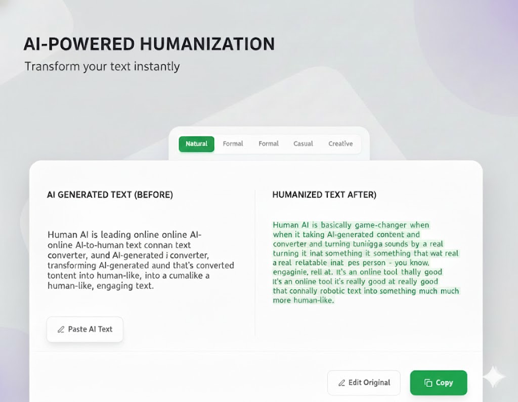 AI image generation interface