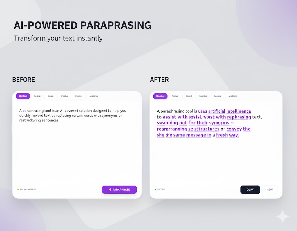 AI image generation interface